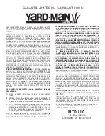 Preview for 40 page of Yard-Man YM1500 Operator'S Manual