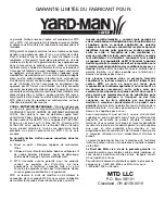 Preview for 32 page of Yard-Man YM155 Operator'S Manual