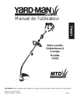 Preview for 23 page of Yard-Man YM25 Operator'S Manual