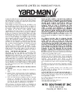 Preview for 62 page of Yard-Man YM26CS Operator'S Manual