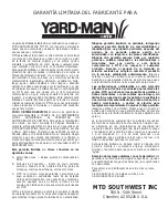 Preview for 92 page of Yard-Man YM26CS Operator'S Manual