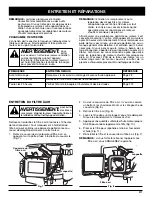 Предварительный просмотр 29 страницы Yard-Man YM290 Operator'S Manual