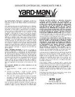 Preview for 64 page of Yard-Man YM300 Operator'S Manual