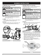 Preview for 8 page of Yard-Man YM320BV Operator'S Manual