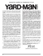 Preview for 40 page of Yard-Man YM320BV Operator'S Manual