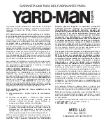 Preview for 64 page of Yard-Man YM320BV Operator'S Manual