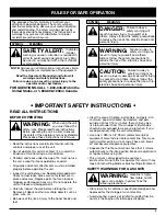 Preview for 3 page of Yard-Man YM400 Operator'S Manual