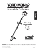 Preview for 23 page of Yard-Man YM75 Operator'S Manual