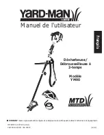Preview for 27 page of Yard-Man YM90 Operator'S Manual