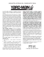 Preview for 82 page of Yard-Man YM90 Operator'S Manual