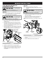 Предварительный просмотр 8 страницы Yard-Man YMGBV3100 Operator'S Manual