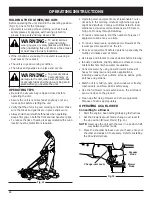 Предварительный просмотр 12 страницы Yard-Man YMGBV3100 Operator'S Manual