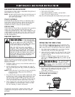 Preview for 18 page of Yard-Man YMGBV3100 Operator'S Manual