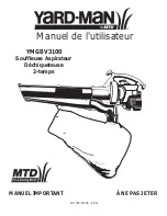 Предварительный просмотр 25 страницы Yard-Man YMGBV3100 Operator'S Manual