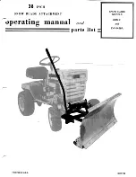 Yard-Man ZYJ-1416A Operating Manual And Parts List предпросмотр