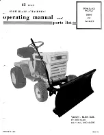 Yard-Man ZYJ-1417A Operating Manual And Parts List preview