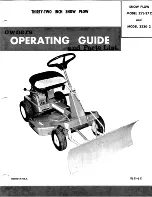 Yard-Man ZYJ-37C Owners Operating Manual And Parts List preview