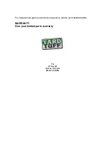 Preview for 12 page of Yard Tuff AS-80LT12 Manual