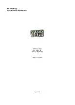 Предварительный просмотр 9 страницы Yard Tuff YTF-2448MS Owner'S Manual