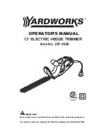 Preview for 1 page of Yard Works 267-4920 Operator'S Manual