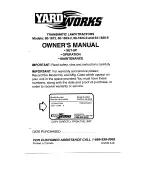 Preview for 1 page of Yard Works 60-1812 Owner'S Manual