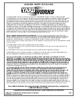 Preview for 40 page of Yard Works 60-3856-2 Operator'S Manual