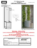 YARDART FT-119 Echo Fountain Assembly Instructions preview