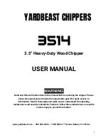 Yardbeast 3514 User Manual preview