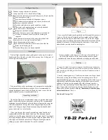 Preview for 11 page of YardBird RC YB-22 Park Jet Instruction Manual