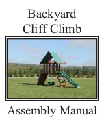 Preview for 1 page of YardCraft Backyard Cliff Climb Assembly Manual