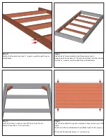 Preview for 5 page of YardCraft Cedar Daybed Assembly Manual