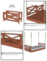 Preview for 8 page of YardCraft Cedar Daybed Assembly Manual