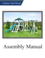 YardCraft Cydonia Vinyl Playset Assembly Manual предпросмотр