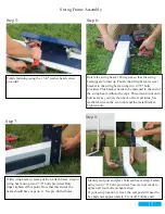 Preview for 17 page of YardCraft Lunar Vinyl Playset Assembly Manual