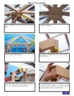 Preview for 21 page of YardCraft Octagon Cedar Gazebo Assembly Manual