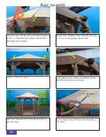 Preview for 24 page of YardCraft Octagon Cedar Gazebo Assembly Manual