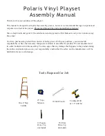 Preview for 2 page of YardCraft Polaris Vinyl Playset Assembly Manual