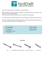 Preview for 2 page of YardCraft Titan Playset Assembly Manual