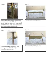 Preview for 3 page of YardCraft WOOD ADIRONDACK LOVE SEAT Assembly Manual