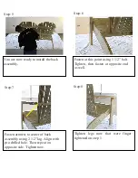 Preview for 4 page of YardCraft WOOD ADIRONDACK LOVE SEAT Assembly Manual