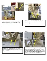 Preview for 3 page of YardCraft Wood Adirondack Swing Assembly Manual