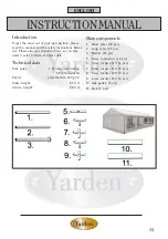 Preview for 14 page of Yarden 80548 Instruction Manual