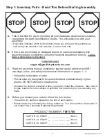 Preview for 11 page of Yardistry 12' x 12' MERIDIAN GAZEBO YM11769 Installation And Operating Instructions Manual