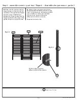 Предварительный просмотр 14 страницы Yardistry Fusion YM11703 Installation Manual