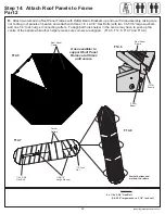 Предварительный просмотр 38 страницы Yardistry MERIDIAN OCTAGON YM11924 Installation And Operating Instructions Manual