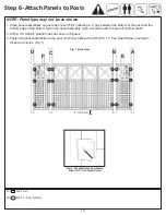 Предварительный просмотр 13 страницы Yardistry SENECA PRIVACY ARBOR SPA8 YM14126 Installation Manual