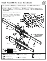 Предварительный просмотр 15 страницы Yardistry SENECA PRIVACY ARBOR SPA8 YM14126 Installation Manual