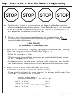 Preview for 6 page of Yardistry YM11579 Installation And Operating Instructions Manual