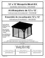 Yardistry YM12830Z Installation Instructions Manual preview