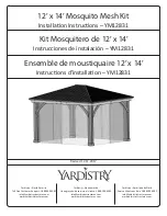 Preview for 1 page of Yardistry YM12831 Installation Instructions Manual